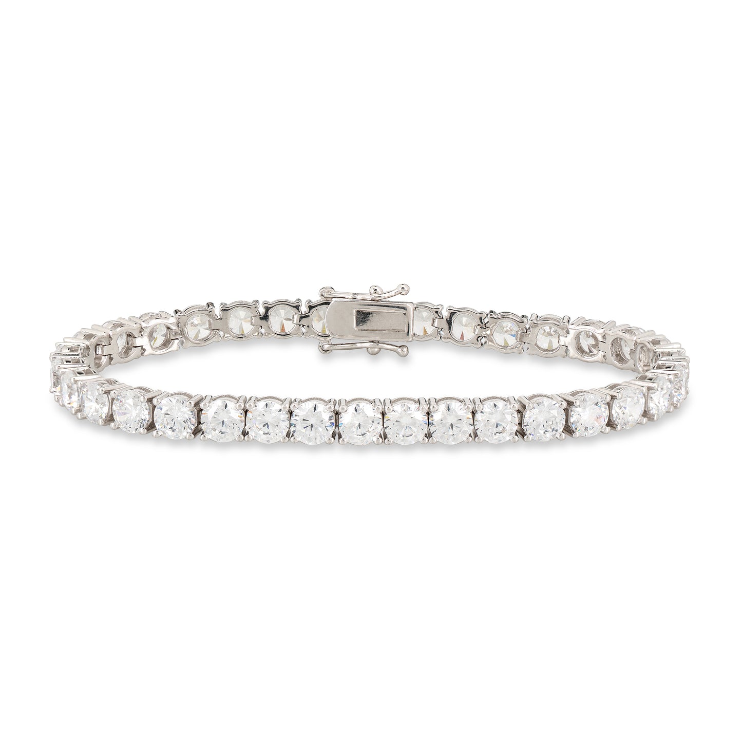 Kelly Herd Clear Stone Large Tennis Bracelet