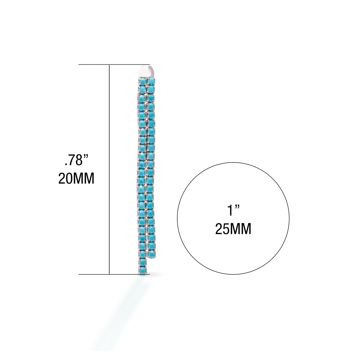 Kelly Herd Turquoise Dangle Earrings