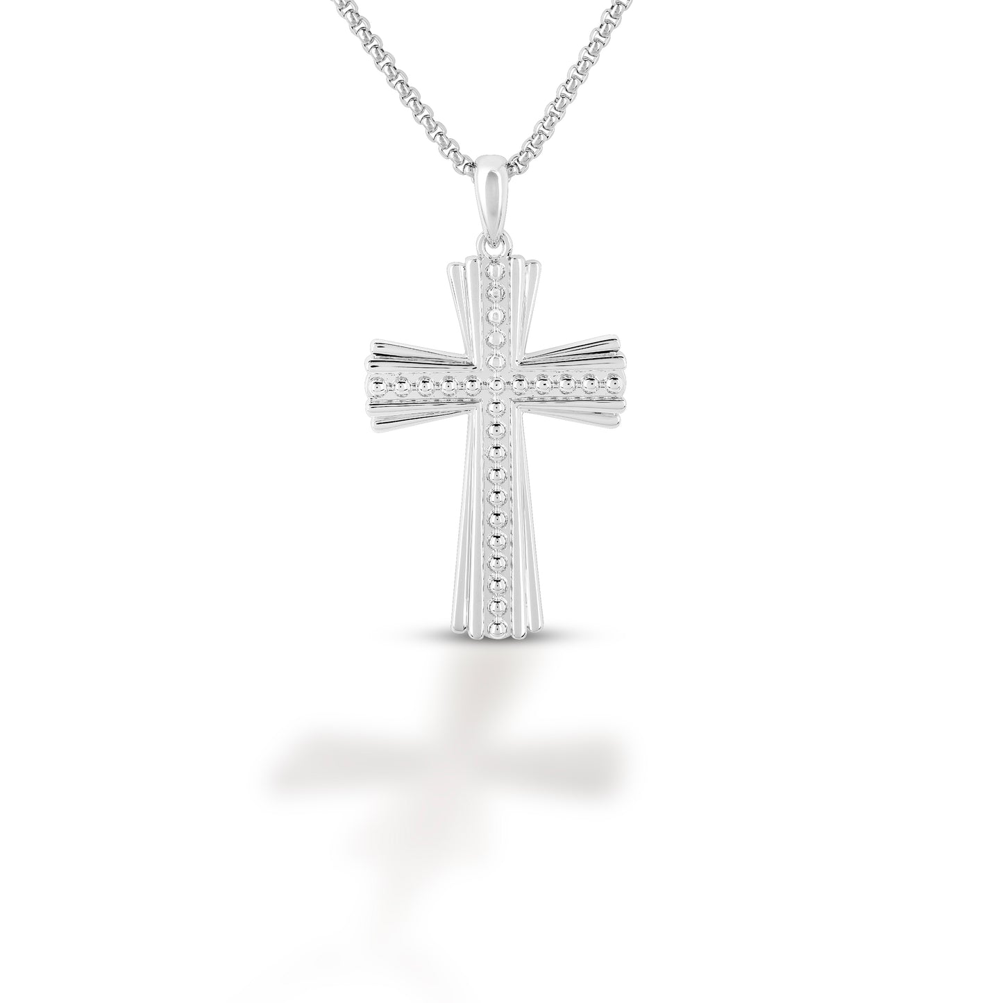 Brass studded Cross Pendent