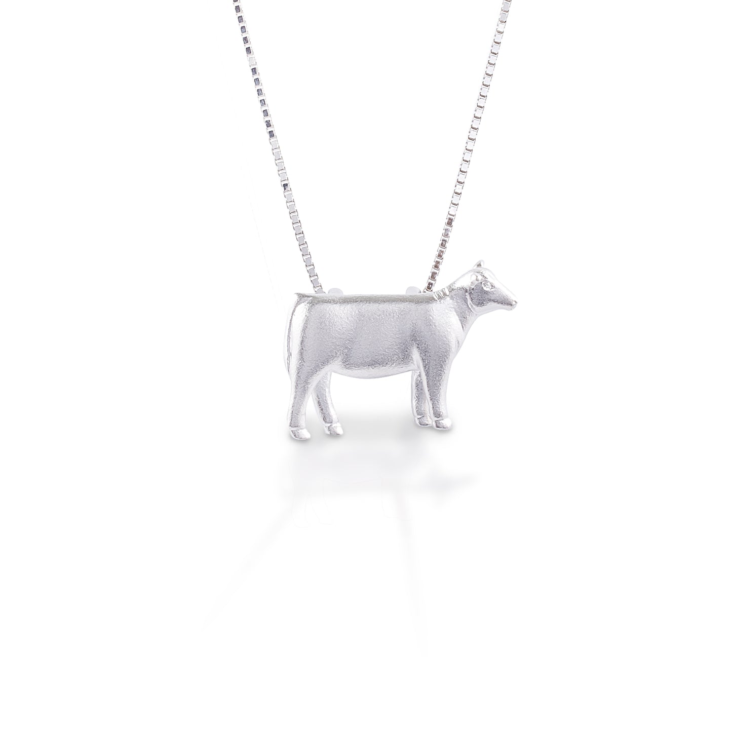 Kelly Herd Heifer Pendant - Sterling Silver