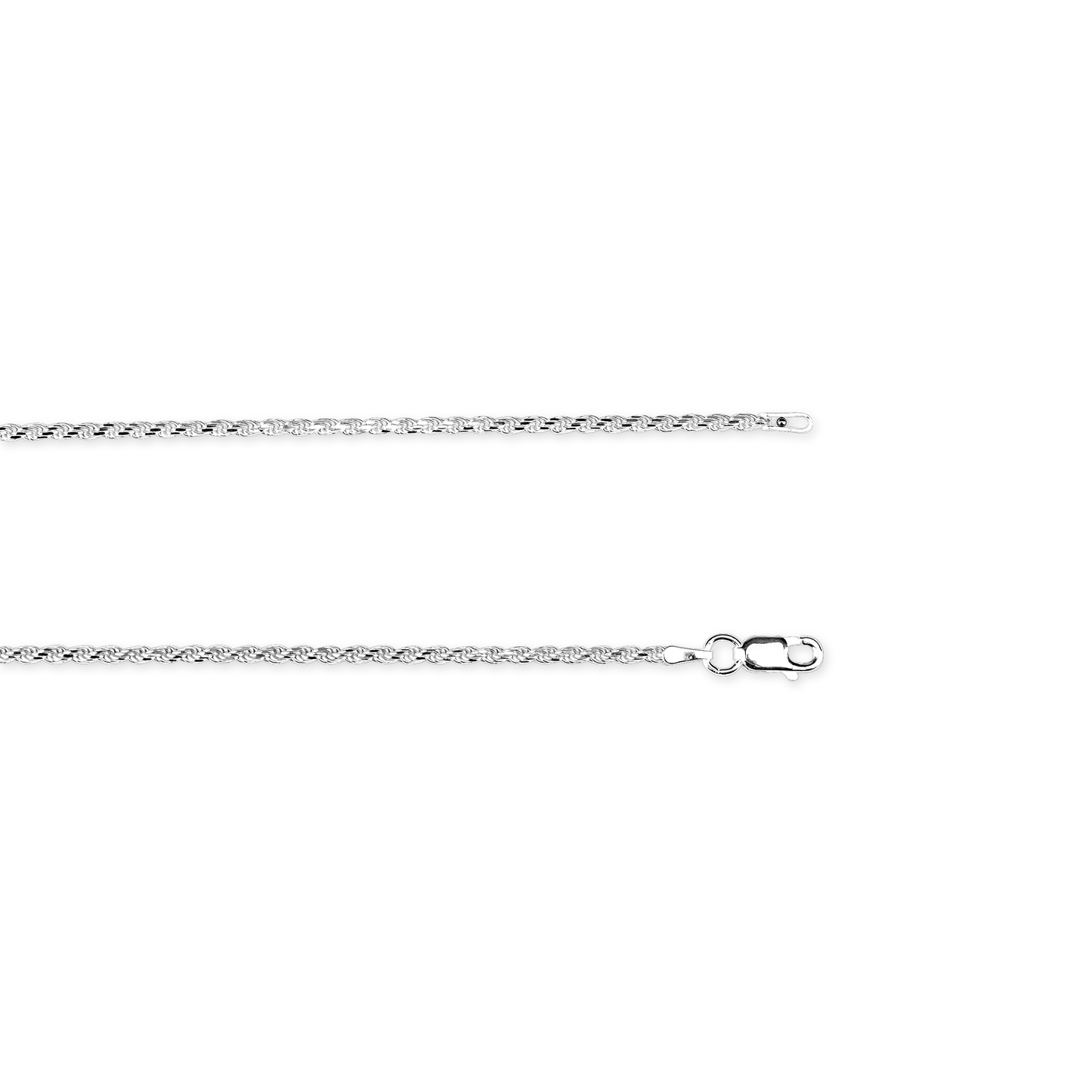 Kelly Herd 1.8MM Rope Chain - Sterling Silver