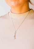 Kelly Herd Small English Riding Boot & Stirrup Necklace - Sterling Silver