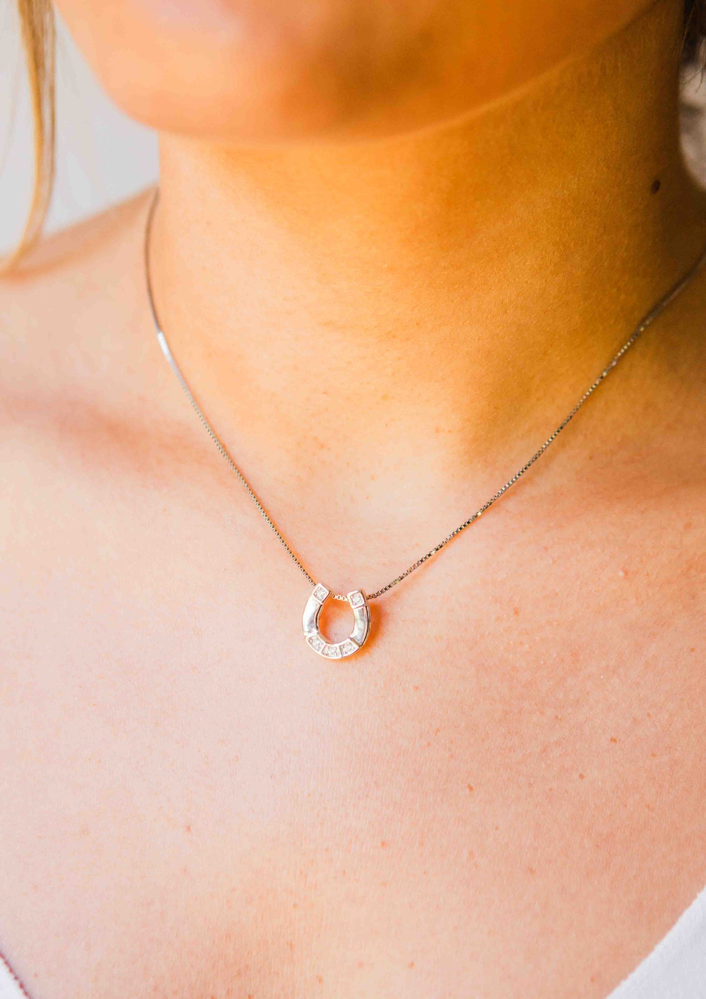 Kelly Herd Small Horseshoe Pendant - Sterling Silver