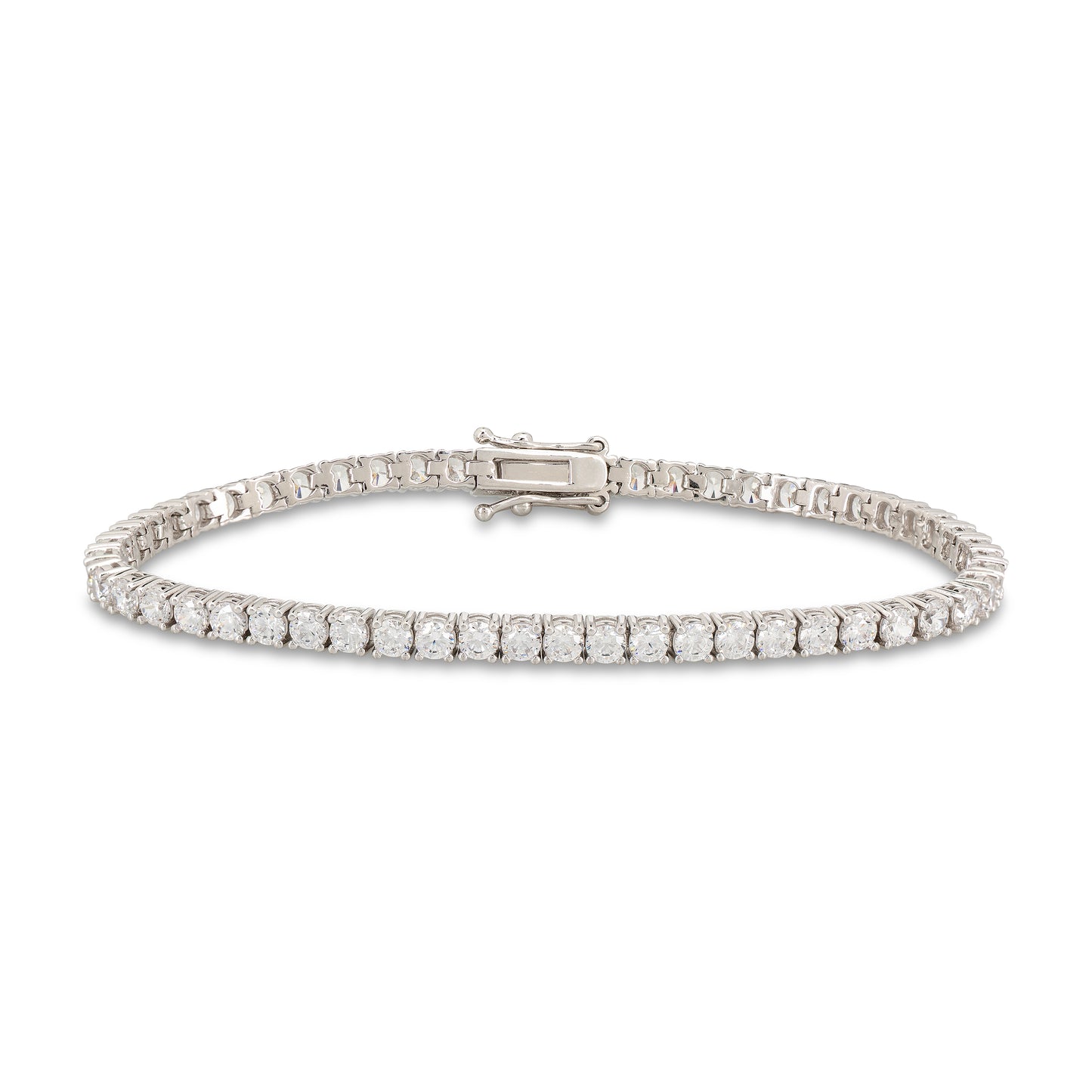 Kelly Herd Clear Stone Tennis Bracelet