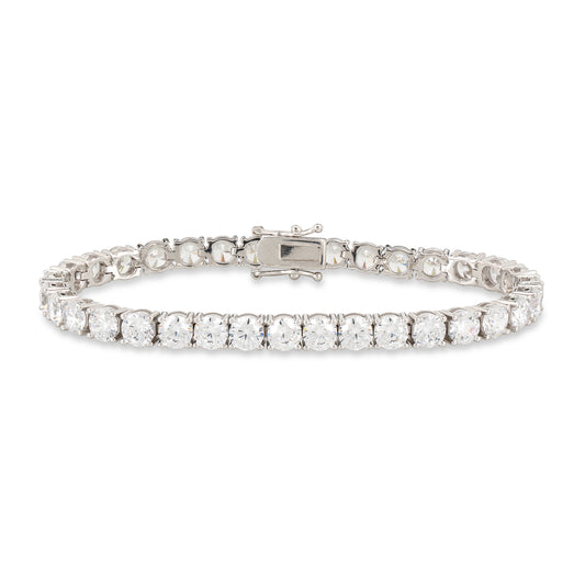 Kelly Herd Clear Stone Large Tennis Bracelet
