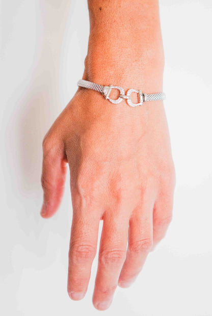 Kelly Herd Bit Bracelet - Sterling Silver