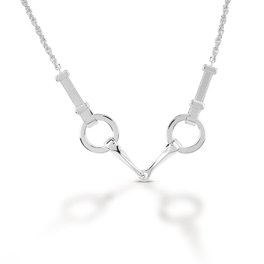 Brass Snaffle Bit Necklace