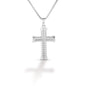 Brass Braided Cross Pendent