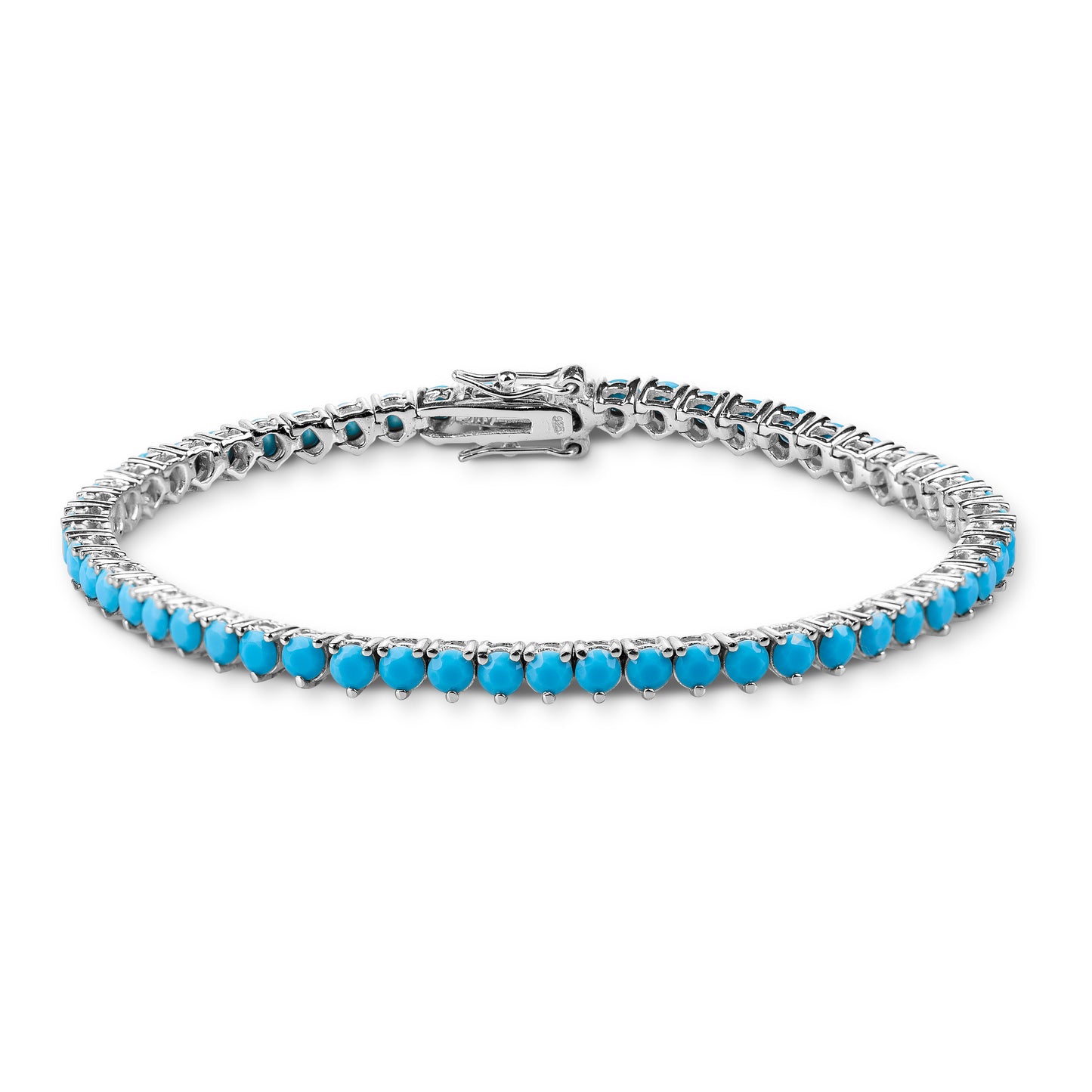 Kelly Herd Large Turquoise Clasp Bracelet