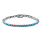 Kelly Herd Large Turquoise Clasp Bracelet
