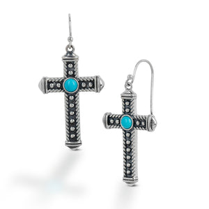 Southwest Cross Earrings