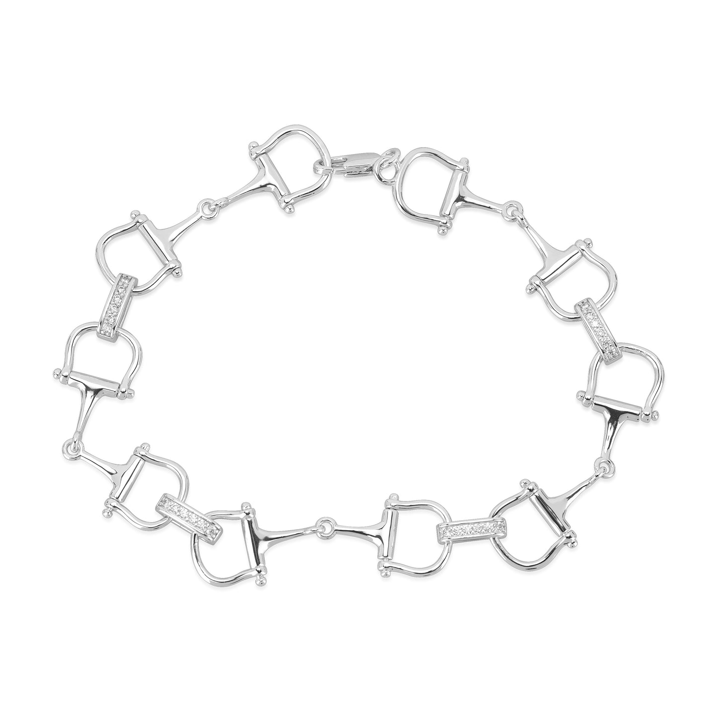 Brass D-Ring Bit Bracelet