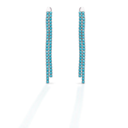 Kelly Herd Turquoise Dangle Earrings