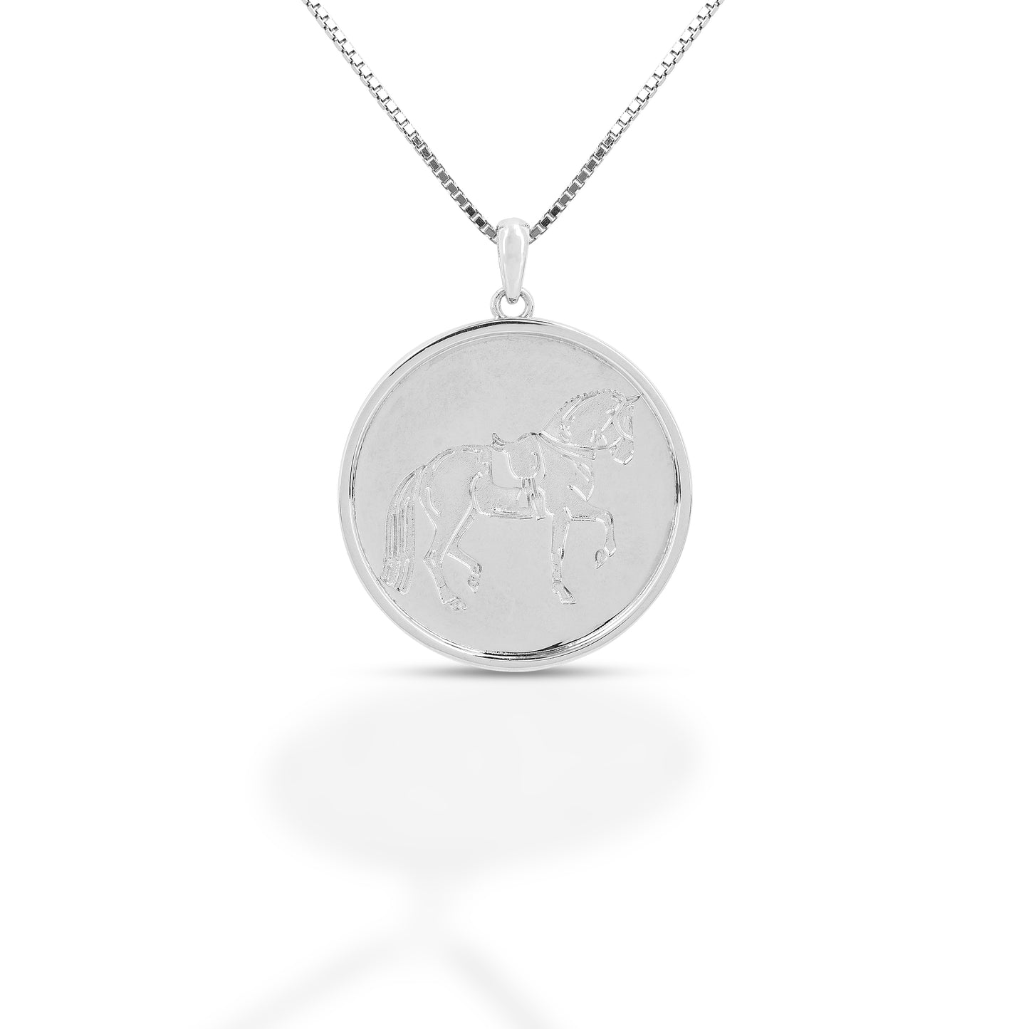 Brass Dressage Medallion pendent