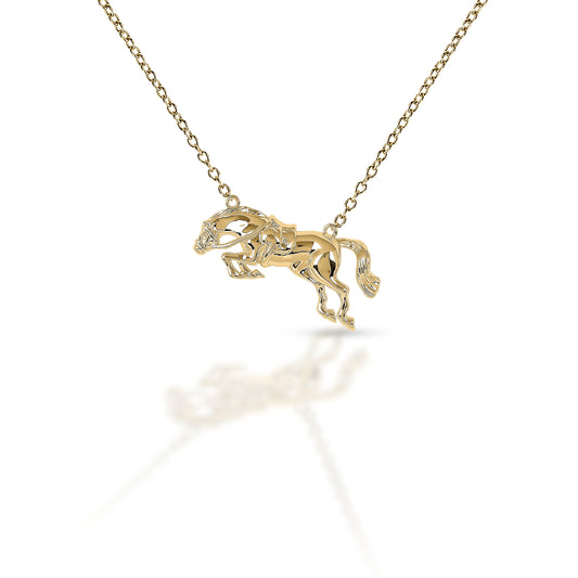 Gold Jumping necklace