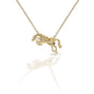 Gold Jumping necklace