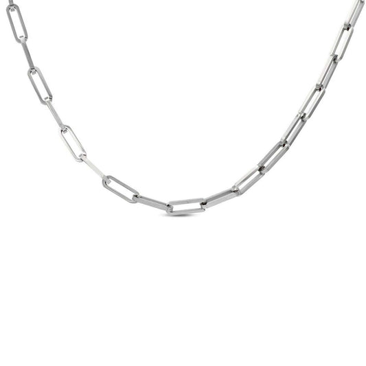 Kelly Herd Flat Long Adjustable Link Necklace