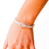 Kelly Herd Pavé Buckle Cuff Bracelet - Sterling Silver