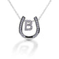 Kelly Herd Horseshoe Initial Necklace