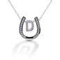 Kelly Herd Horseshoe Initial Necklace
