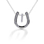 Kelly Herd Horseshoe Initial Necklace