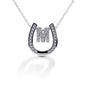 Kelly Herd Horseshoe Initial Necklace