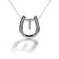 Kelly Herd Horseshoe Initial Necklace