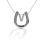 Kelly Herd Horseshoe Initial Necklace