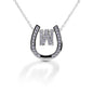 Kelly Herd Horseshoe Initial Necklace