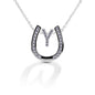 Kelly Herd Horseshoe Initial Necklace