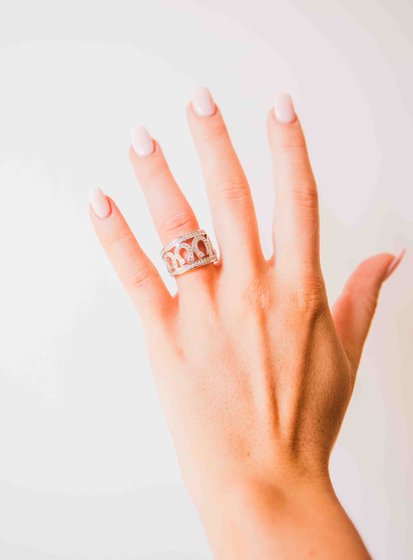 Kelly Herd Seven Horseshoe Ring - Sterling Silver