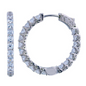 Kelly Herd Hoop Vault Lock Earrings 24mm