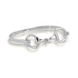 Brass Silver-plated Snaffle Bit Bracelet