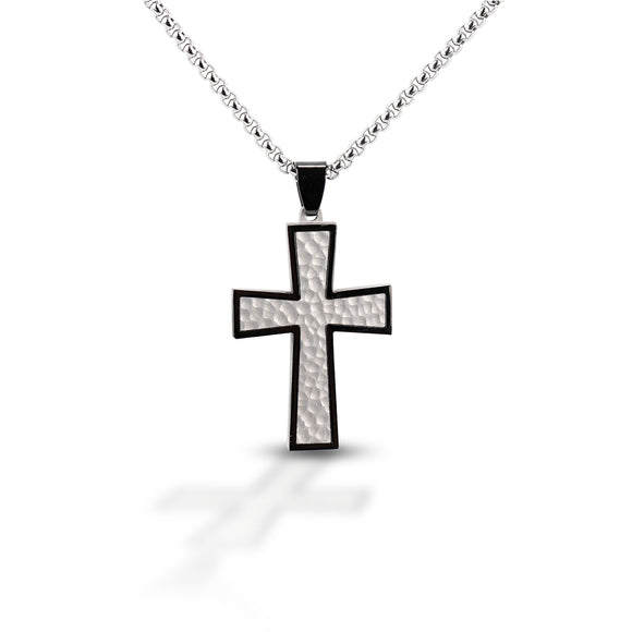 Kelly Herd Silver Cross Necklace