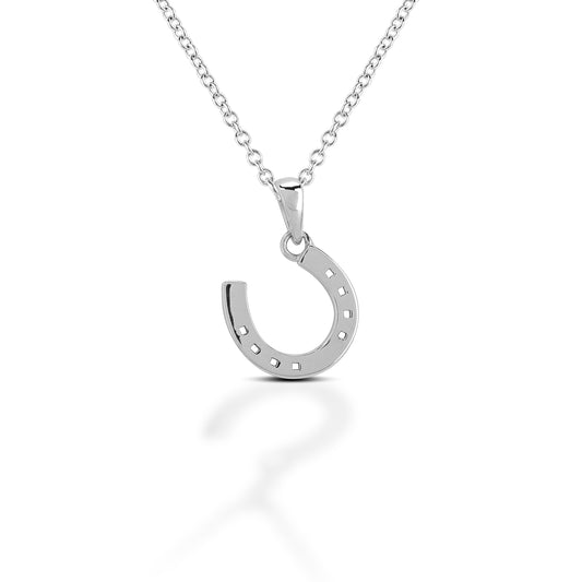 Brass Horseshoe Dangle Pendent