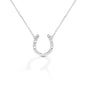 Silver plain Horseshoe Necklace