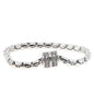 Kelly Herd Brass Bracelet with Cubic Zirconia Magnetic Clasp