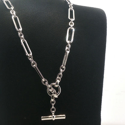Kelly Herd Brass Paper Clip Toggle Necklace