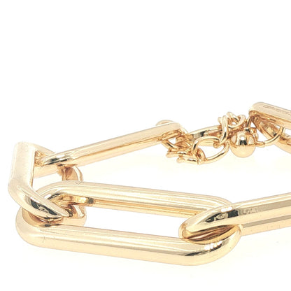 Kelly Herd Brass Gold-Plated Paper Clip Bracelet