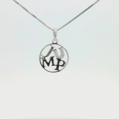 Kelly Herd Jump Pendant - Sterling Silver