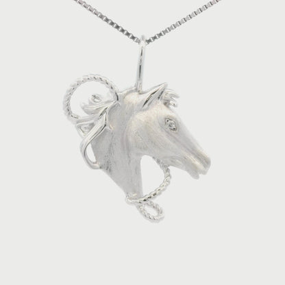 Kelly Herd Horsehead Necklace - Sterling Silver