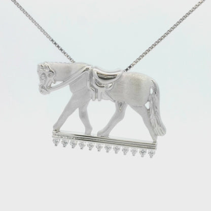 Kelly Herd English Horse Necklace - Sterling Silver