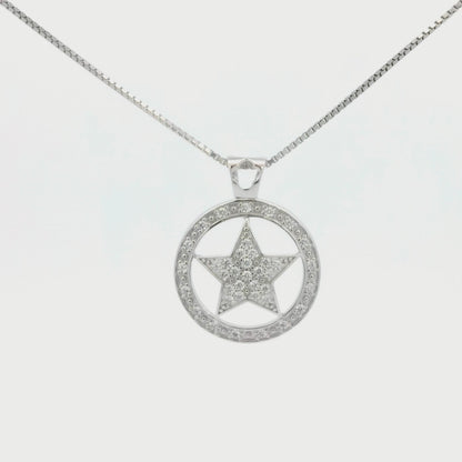 Kelly Herd Large Star Pendant - Sterling Silver
