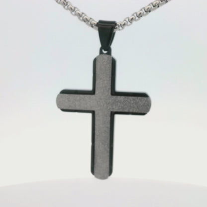 Kelly Herd Glitter Cross Necklace