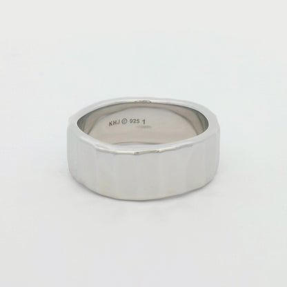 Kelly Herd Hammered Ring - Sterling Silver