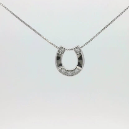 Kelly Herd Small Horseshoe Pendant - Sterling Silver