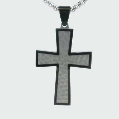 Kelly Herd Silver Cross Necklace