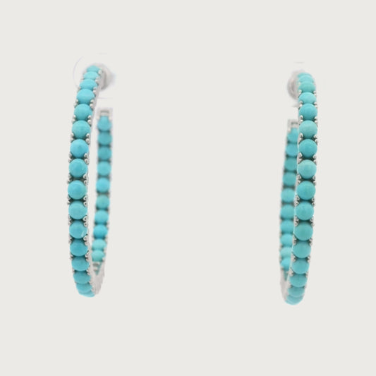 KELLY HERD SLEEPING BEAUTY HOOPS