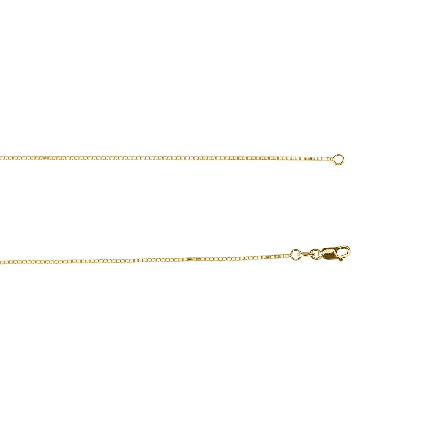 Kelly Herd 1.0mm Box Chain - 14K Gold