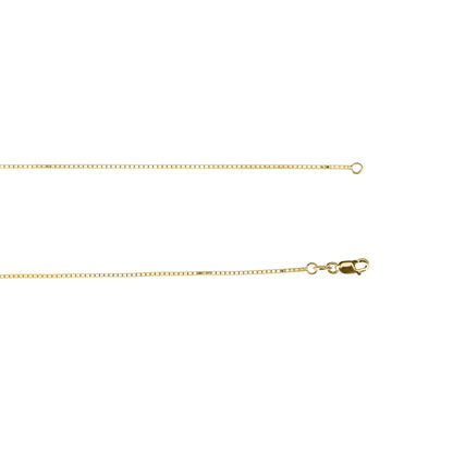 Kelly Herd 1.0mm Box Chain - 14K Gold